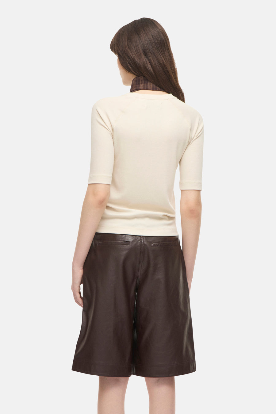 Pull col rond beige - ROUGE EDIT
