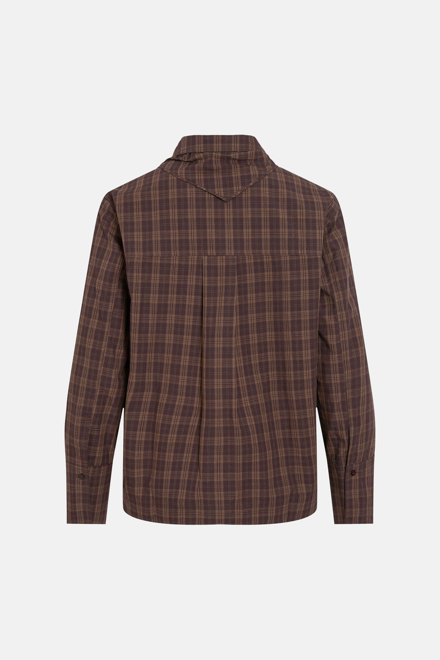 Chemisier (manches longues) brun - ROUGE EDIT