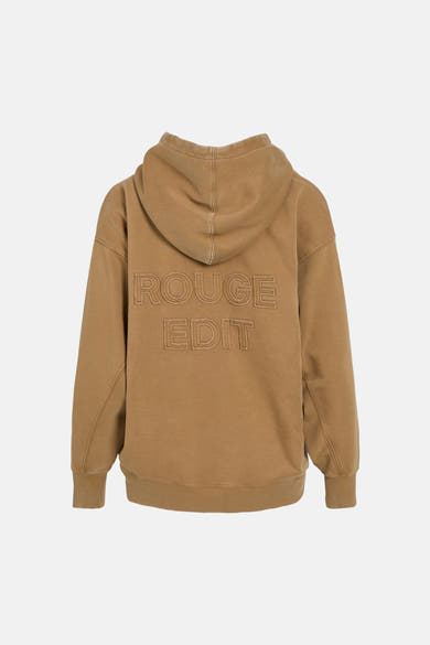 Sweat  à capuche beige - ROUGE EDIT