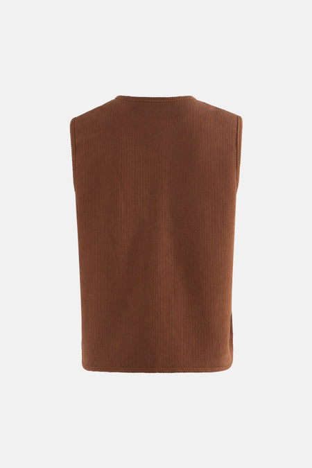 Bodywarmer - cognac