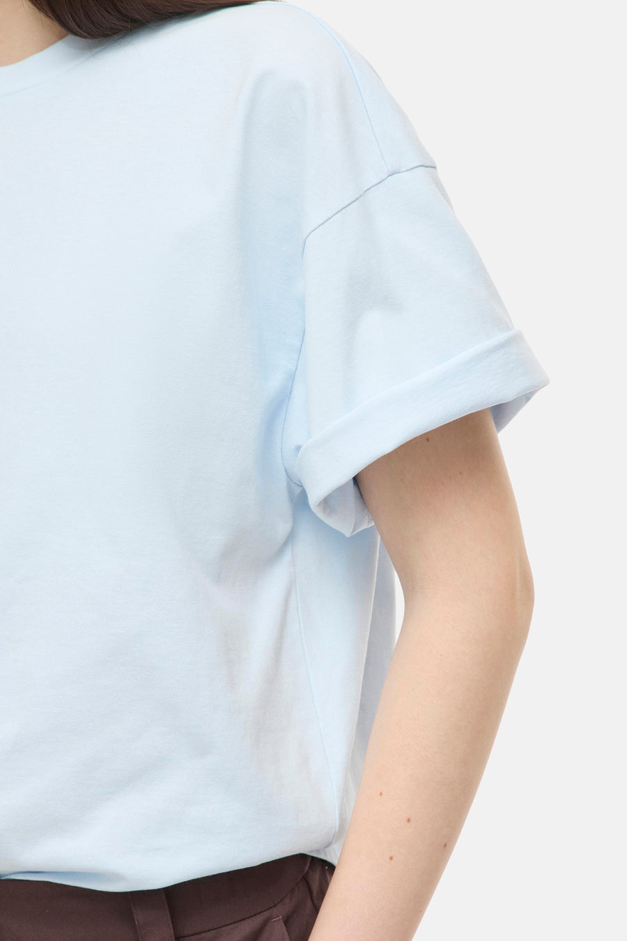 Top uni manches courtes bleu - ROUGE EDIT