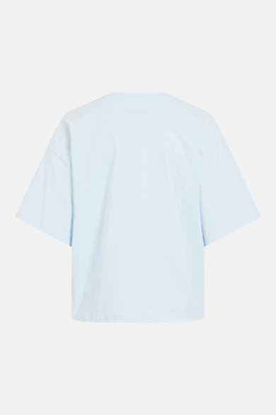 Top uni manches courtes bleu - ROUGE EDIT