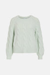 Pull col rond vert - VILA®