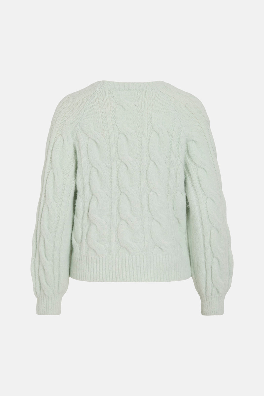 Pull col rond vert - VILA®