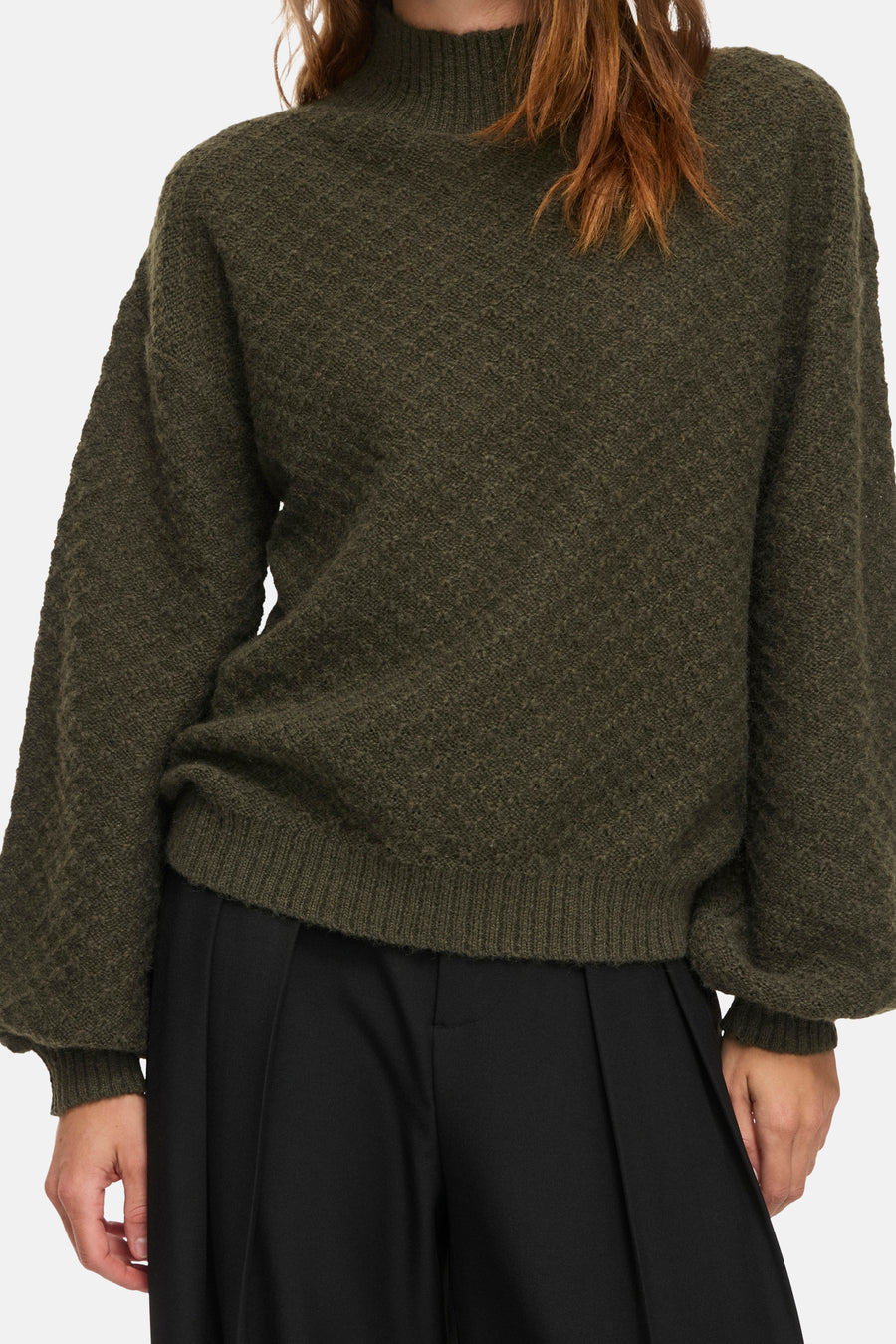 Pull col O - vert