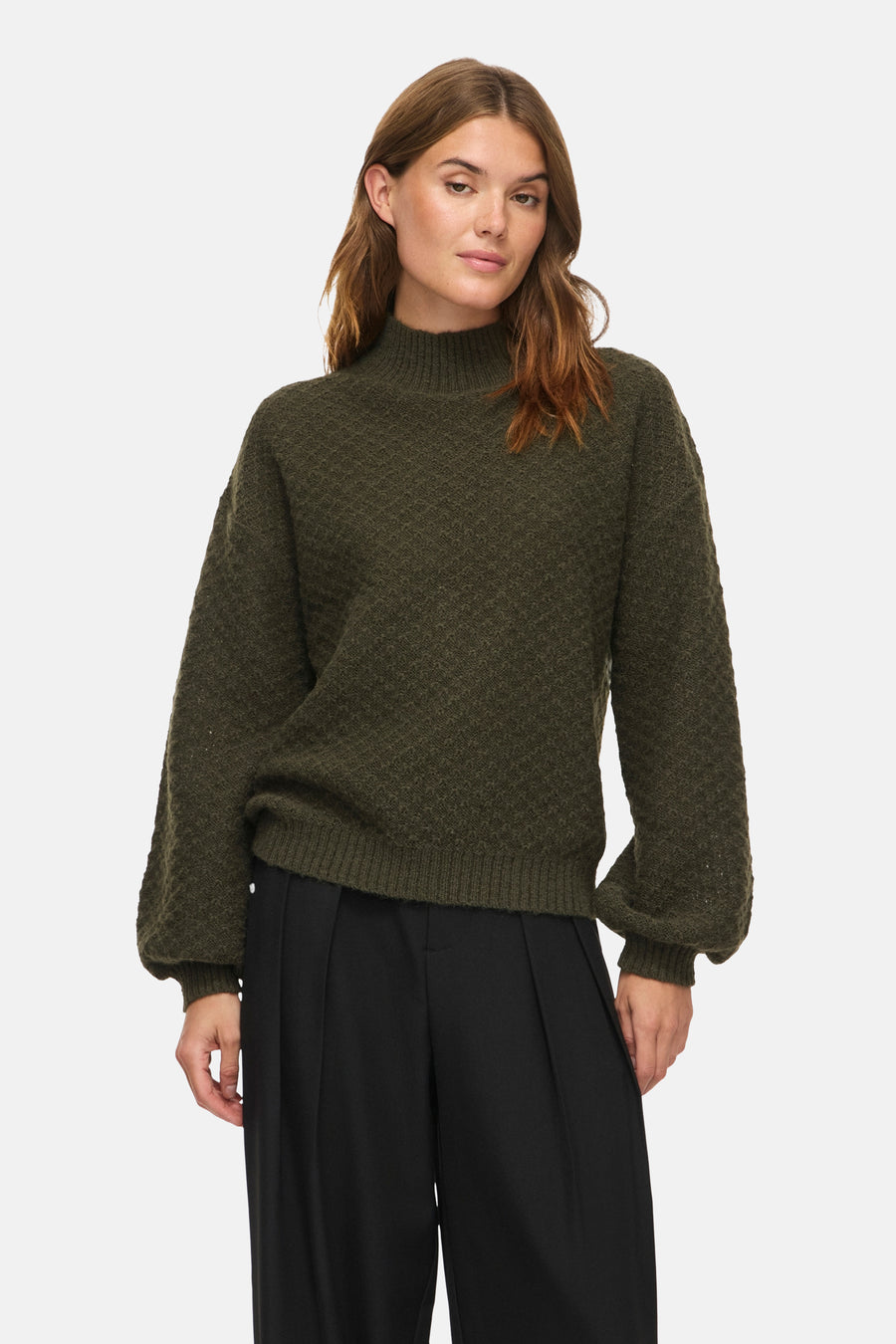 Pull col O - vert