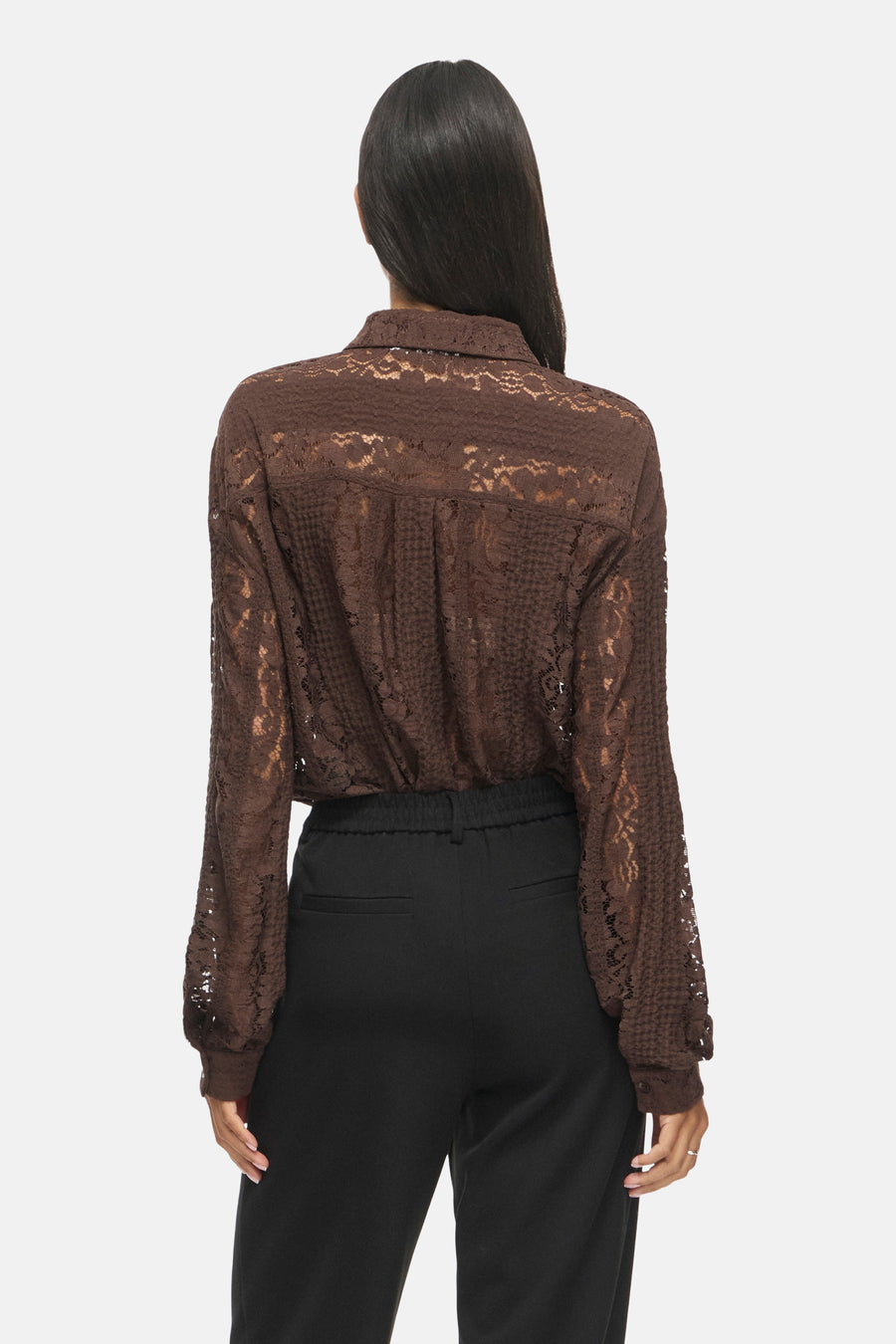 Blouse (lange mouwen) bruin - VILA®