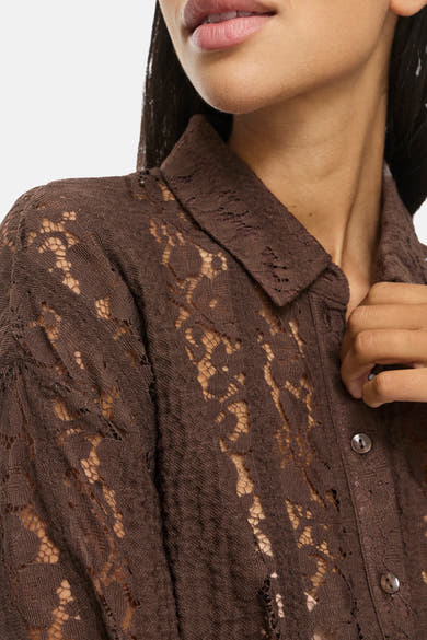 Blouse (lange mouwen) bruin - VILA®