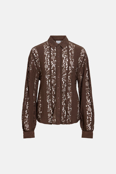 Blouse (lange mouwen) bruin - VILA®