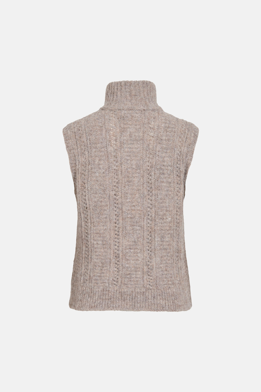 Dames tops pull zonder mouw beige - VILA®
