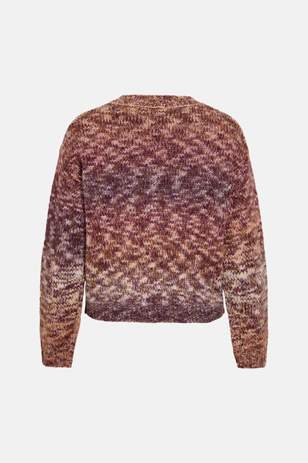 Pull col rond rouge - VILA®