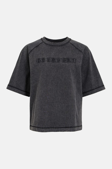Top (korte mouwen) grijs - ROUGE EDIT