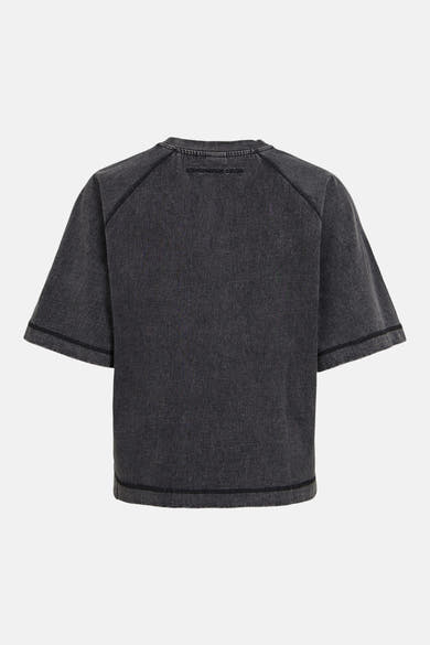 Top (korte mouwen) grijs - ROUGE EDIT