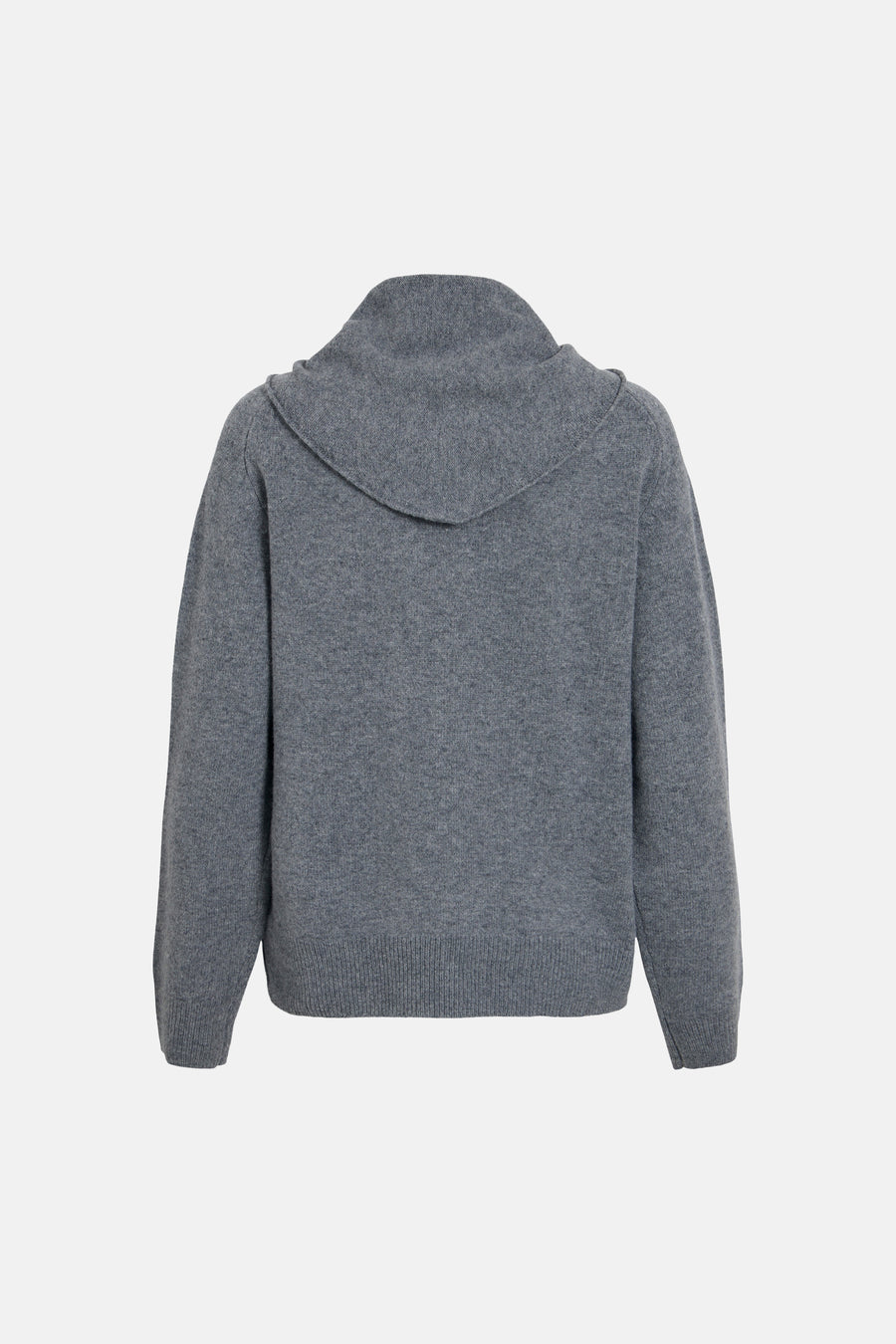 Pull col montant gris - ROUGE EDIT