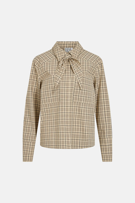Blouse met lange mouwen - Beige