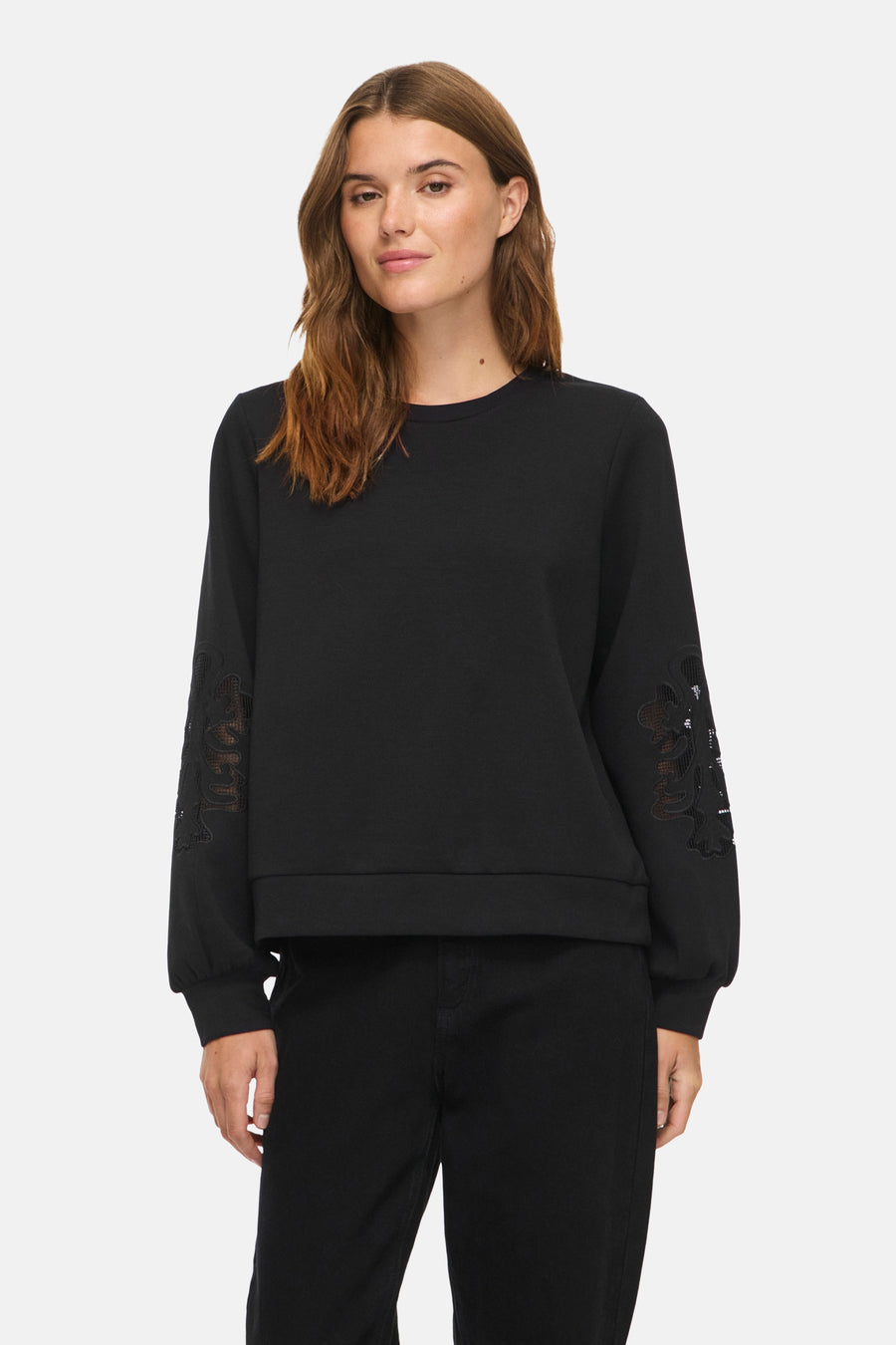 Sweat col rond noir - VILA®