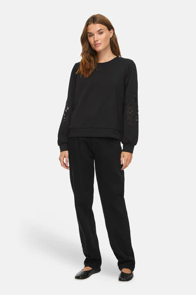 Sweat col rond noir - VILA®