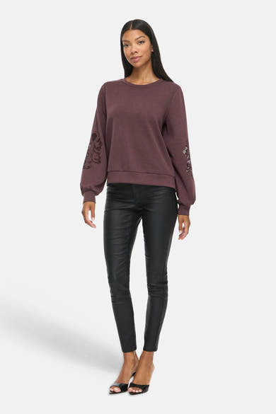 Sweat col rond brun - VILA®