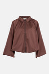 Dames tops jas bomber brun - VILA®