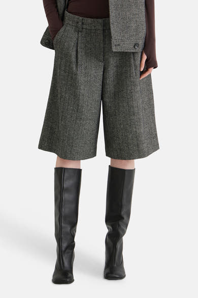 Dames tops korte broek formal gris - ROUGE EDIT