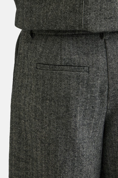 Dames tops korte broek formal gris - ROUGE EDIT