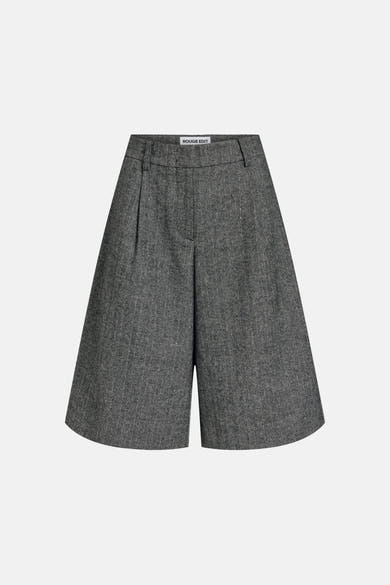 Dames tops korte broek formal gris - ROUGE EDIT