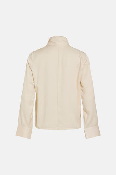 Blouse met lange mouwen - beige