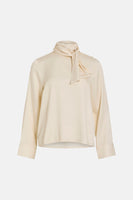 Blouse met lange mouwen - beige