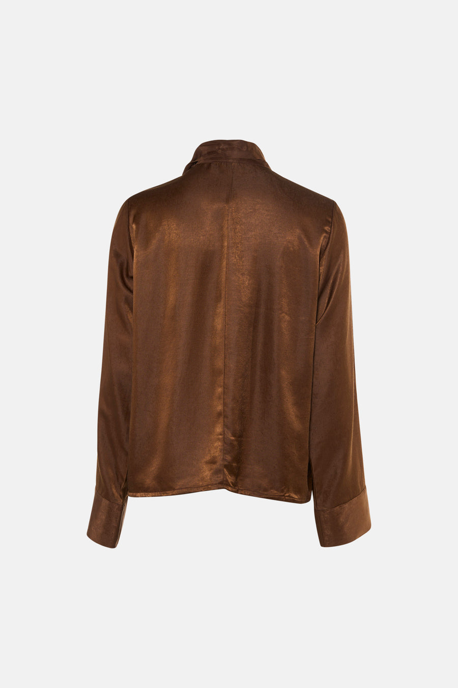 Blouse (lange mouwen) bruin - ROUGE EDIT