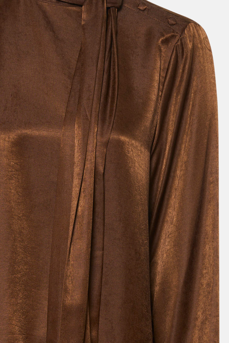 Blouse (lange mouwen) bruin - ROUGE EDIT