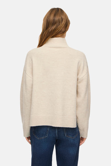 Pull col rond jaune - VILA®