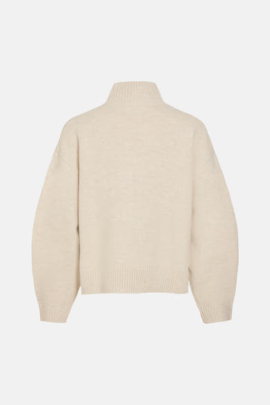 Pull col rond jaune - VILA®