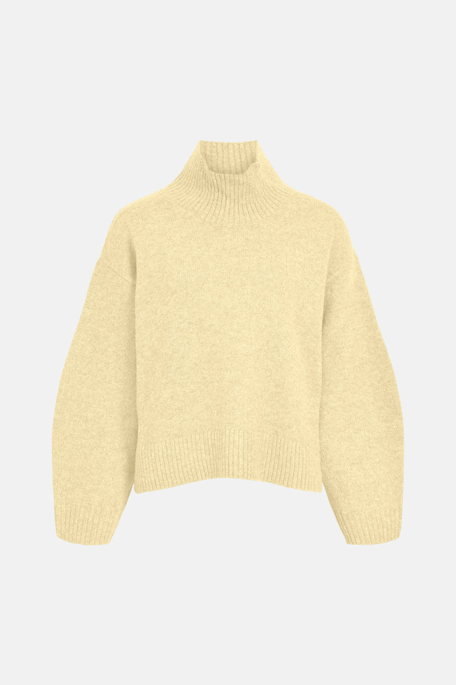 Pull col rond jaune - VILA®