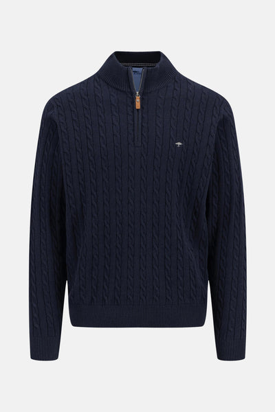 Pull col roulé Bleu - FYNCH-HATTON