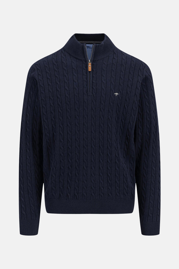 Pull col roulé Bleu - FYNCH-HATTON