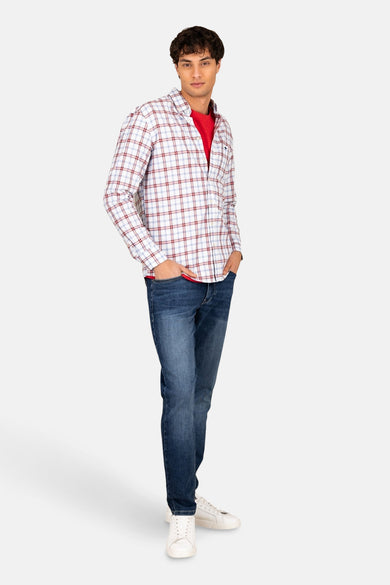 Chemise (manches longues) Rouge - FYNCH-HATTON