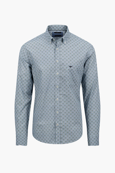 Hemd (lange mouwen) Blauw - FYNCH-HATTON
