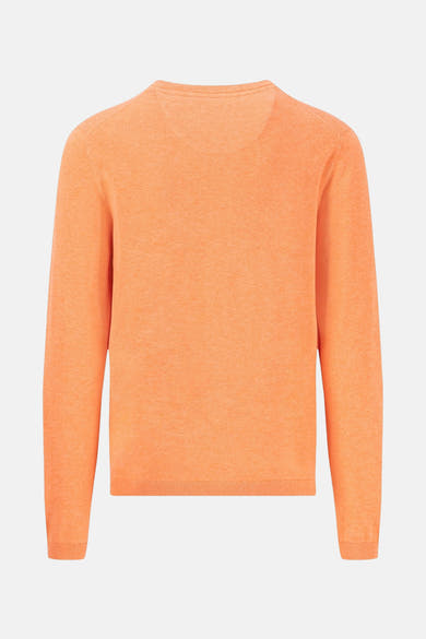 Pull orange à col rond de FYNCH-HATTON, vue arrière.
