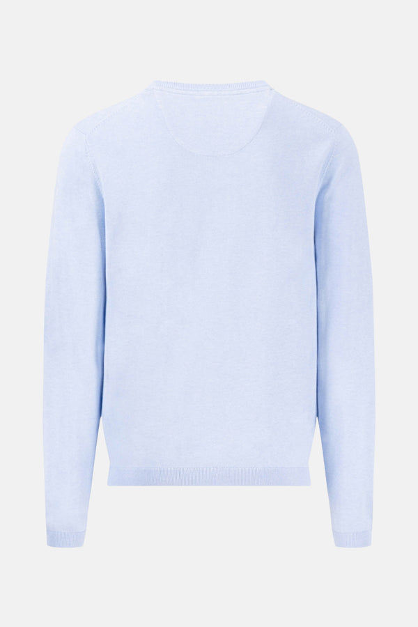 Pull col rond Bleu - Fynch-Hatton