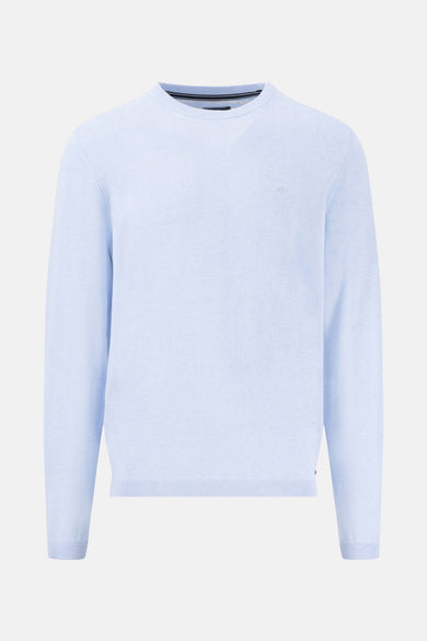 Pull col rond Bleu - FYNCH-HATTON