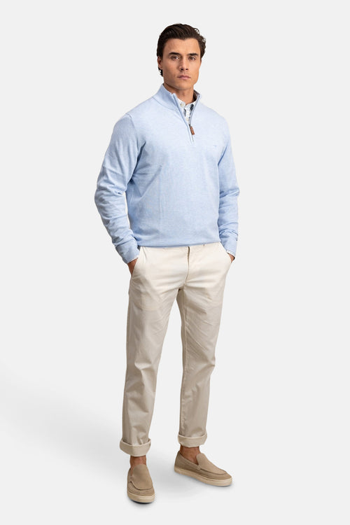 Pull col roulé Bleu - FYNCH-HATTON