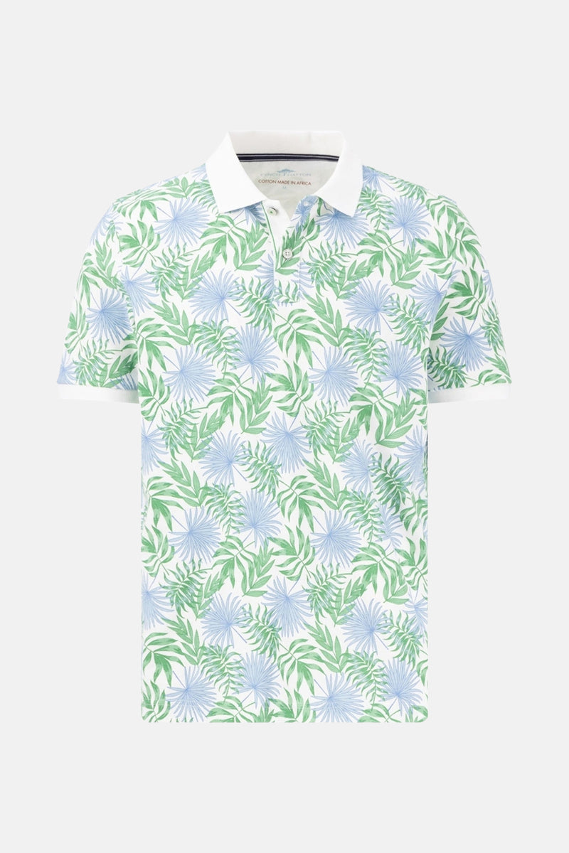 Heren tops polo korte mouw Blanc - FYNCH-HATTON