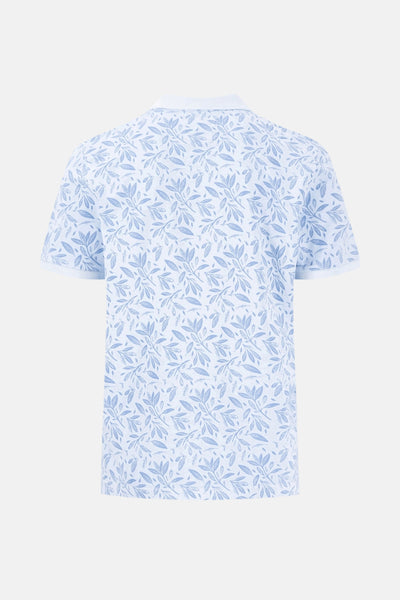 Heren tops polo korte mouw Bleu - FYNCH-HATTON