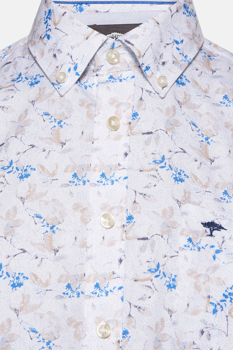 Chemise à manches courtes - bleu - FYNCH-HATTON - 3