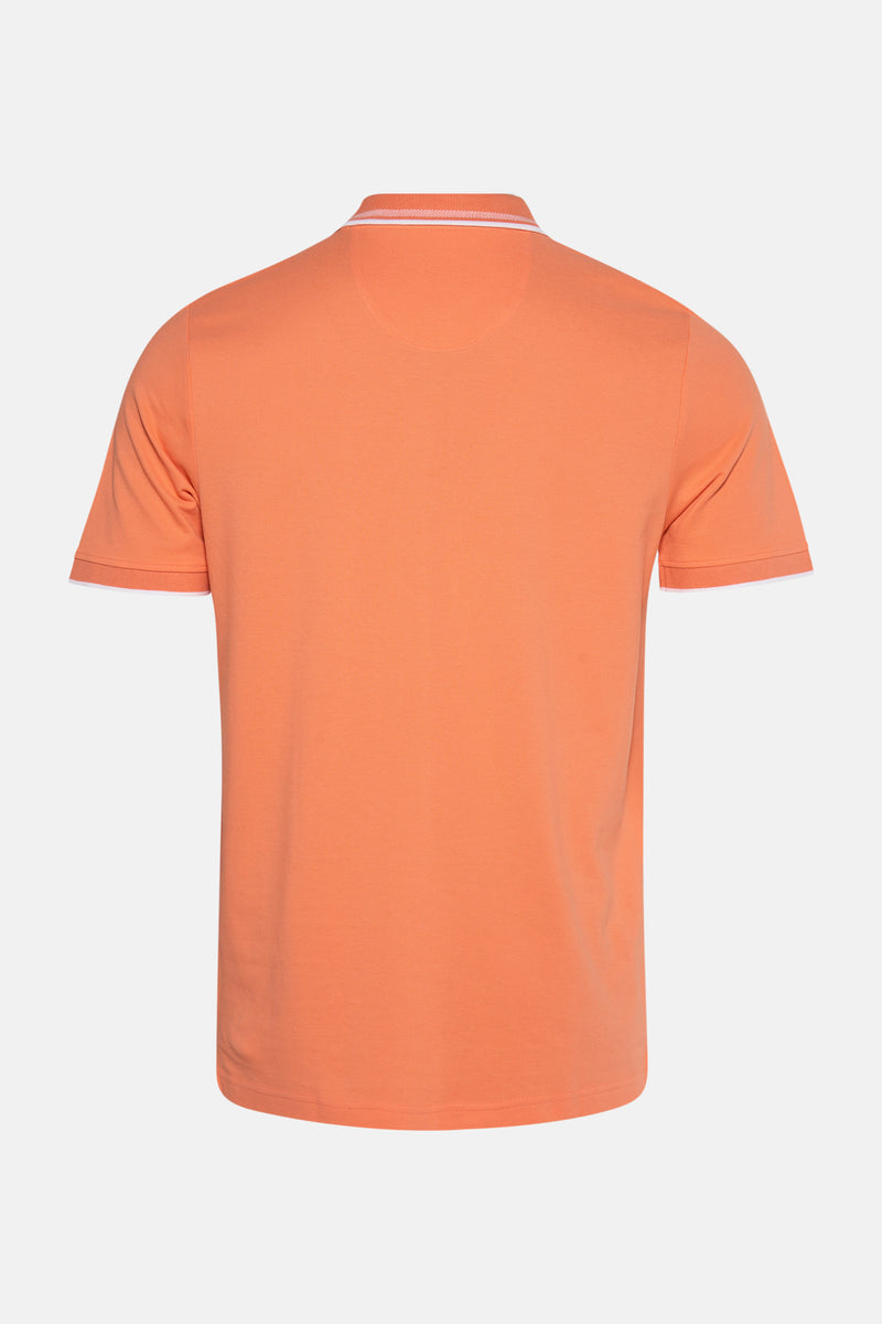 Heren tops polo korte mouw Orange - FYNCH-HATTON