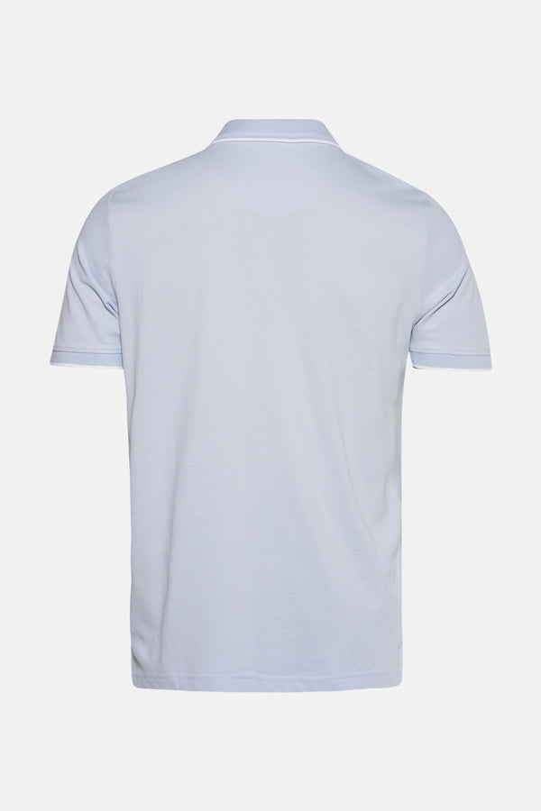 Heren tops polo korte mouw Bleu - FYNCH-HATTON