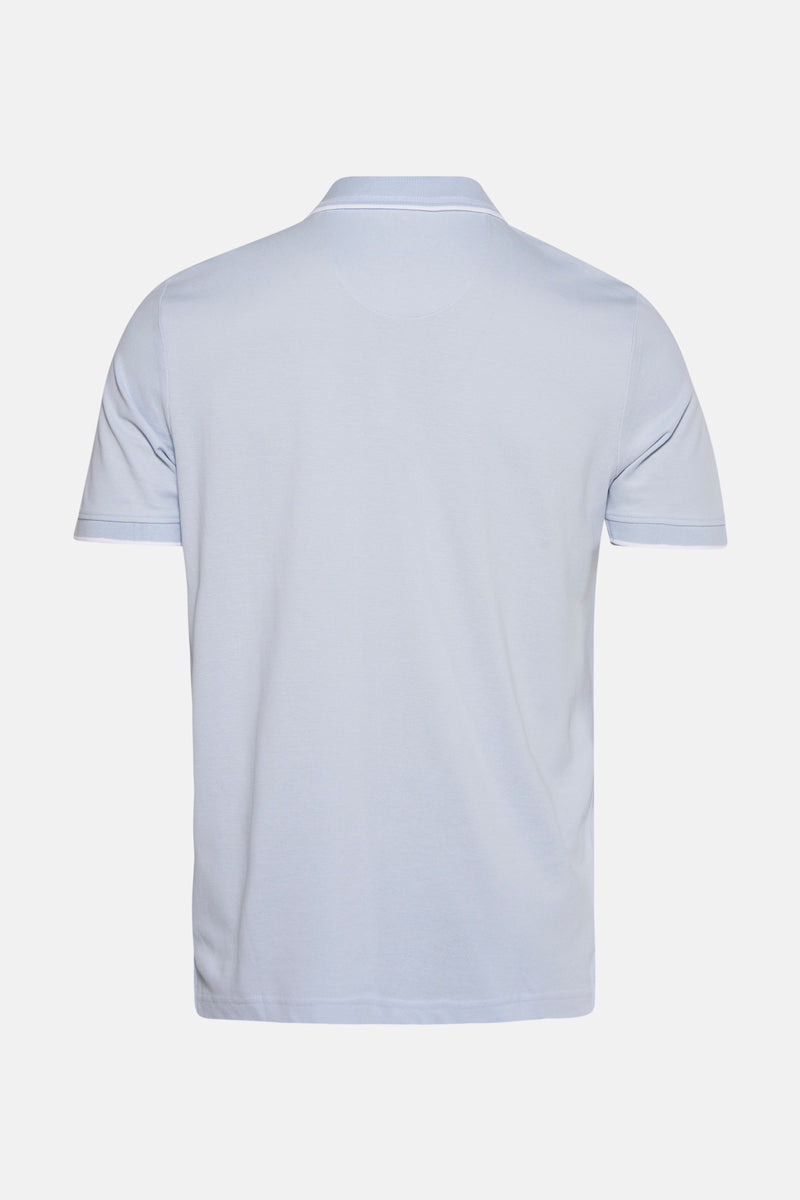 Heren tops polo korte mouw Bleu - FYNCH-HATTON