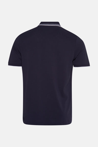 Heren tops polo korte mouw Bleu - FYNCH-HATTON