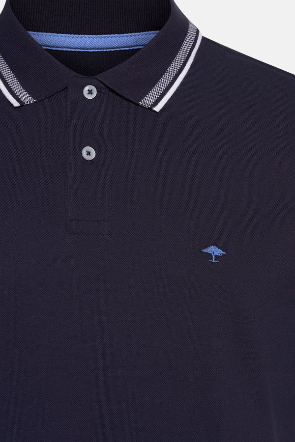 Heren tops polo korte mouw Bleu - FYNCH-HATTON