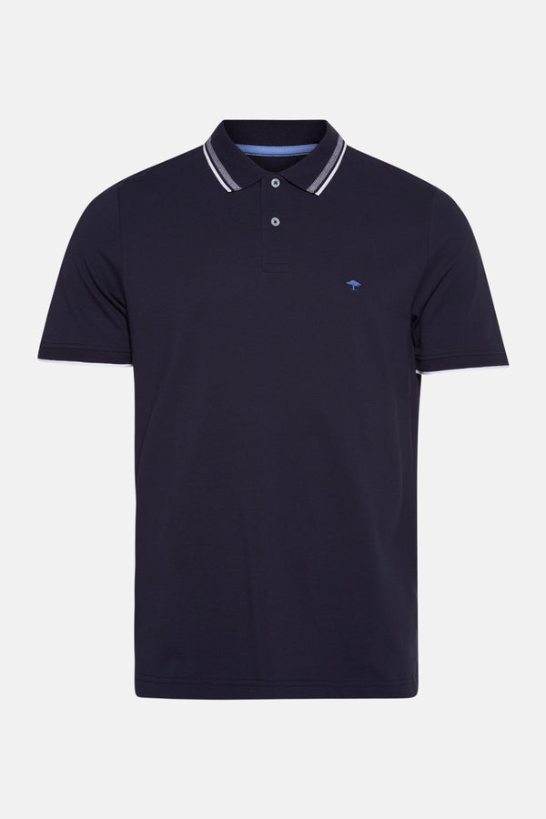 Heren tops polo korte mouw Bleu - FYNCH-HATTON